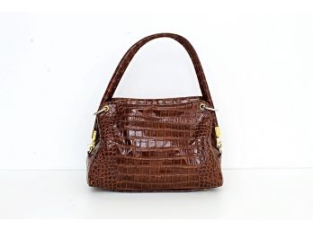 Muska Milan Brown Leather Handbag
