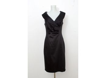 Kay Unger Silk Lined Satin Dress, Size 10 AS-IS