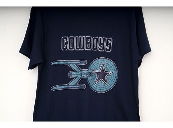 NEW! Dallas Cowboys Star Trek Tec, Size Large