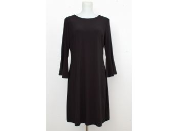 Tommy Hilfiger Black Ruffle Sleeve Dress, Size 10