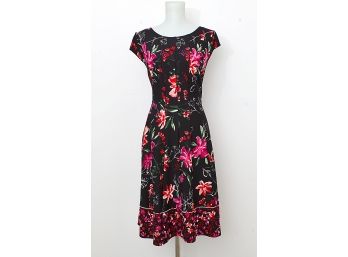 NEW! Elle Floral Print Dress, Size Large (Retail $60)