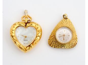 Two Vintage Pendant Watches