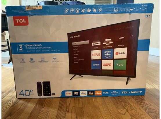 TCL 40' 1080P 120Hz Smart TV
