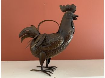 Metal Rooster Decorative Watering Can
