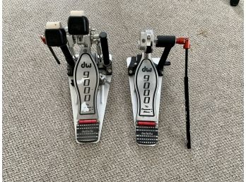 DW 9000 Series Standard Footboard Double Bass Drum Pedal, Retail $650