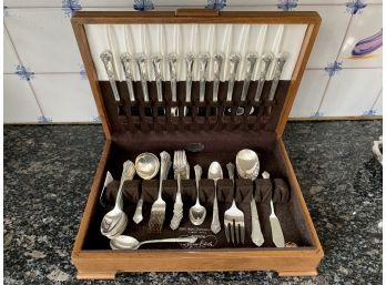 Sterling Flatware Set 'Stately' By State House (1948), Service For 12