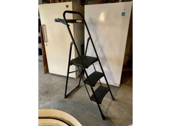 Newer Folding Step Stool With Handy Tray