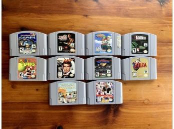 Ten Nintendo 64 Game Cartridges