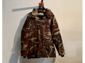 Cabela's Gore Tex Camouflage Heavy Jacket, Size XL