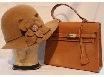 Helen Kaminski Felt Hat & A Spanish Leather Purse