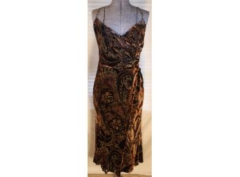 Paisley Dresss By Ralph Lauren Black Label (Size 6)
