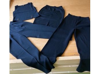St. John 4pc. Knit Items- Top, Skirt, 2 Pants (sz.2)
