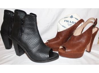 Pair Of Designer Shoes- Prada & And Rag & Bone Sz. 38 & 38.5
