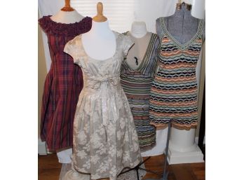 Lot Of Four Designer Dresses By Moschino(Cheap & Chic) And Two M Missoni