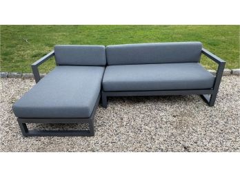 Restoration Hardware Aegean Luxe Depth Sofa Chaise Sectional And Custom Fit Cover - Over $6000 Value