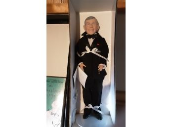 George Burns Porcelain Doll And VHS Tape