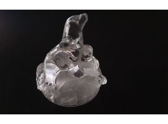 Lead Crystal Glass Sea Mammal