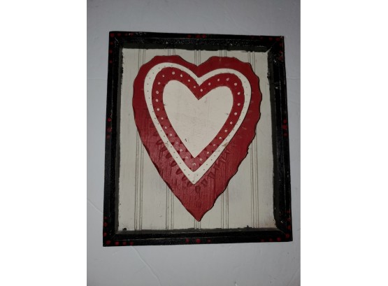 Wooden Friendship Heart Wall Hanging. Designed By Tom Haney.