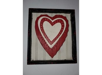 Wooden Friendship Heart Wall Hanging. Designed By Tom Haney.