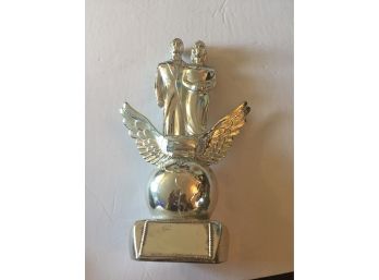 Cast Wedding Plaque With Globe And Eagle