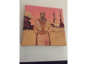 Painting Of A Star Wars Tuscan Raider Om Canvas