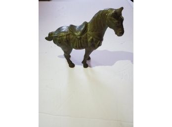Antique Bronze Horse Figurine Statue
