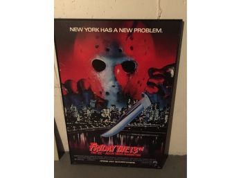 Original Friday The 13th Poster Part Viii Jason Goes To Manhattan