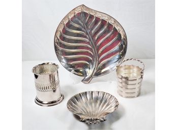 Vintage Assortment Of Silverplate Serving & Tableware - Steiff, Sheffield, International Silver