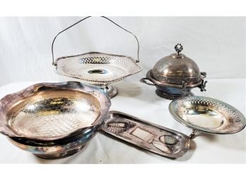 Vintage Silverplate Serving Assortment - Rogers Smith, Bristol Silver And More