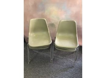Lot Of 6 Virco Stack Chairs