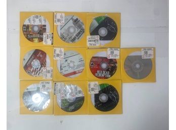 Lot Of 10 Xbox 360 Games No Cases