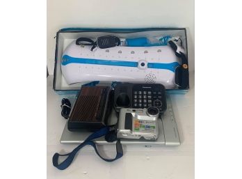 Mixed Electronics Lot - Phone , Game , Scanner, Clock