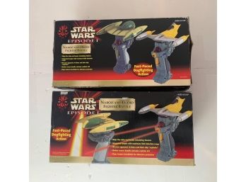 Star Wars Episode 1 Naboo And Droid Fighter Battle NEW
