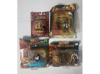 Pirates Of The Caribbean Figure Lot Of 4 - NEW - 2006 & 2007