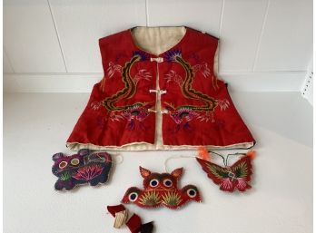 Oriental  Child's Vest And Holidays  Decorations