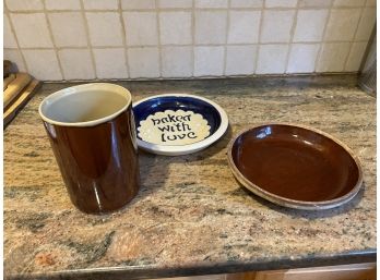 Pearsons Of Chesterfield Pie Dish & Wine Cooler  Made In England