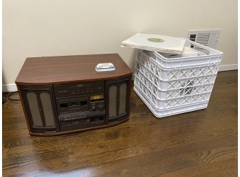 Nostalgia TEAC Compact Stereo System & Records