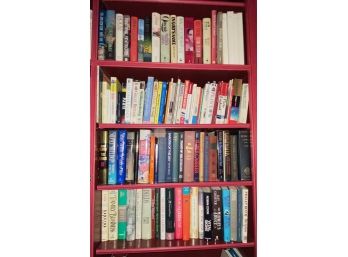 BOOKS: Main Library, 4 Shelves Of Novels & Travel