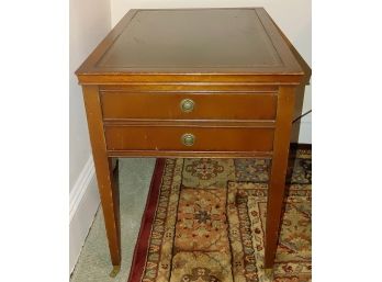 Mahogany One Drawer End Table