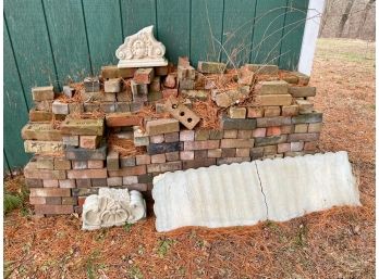 Large Lot Of Nicely Aged Bricks