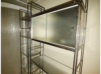 Metal Bathroom Racks (2)