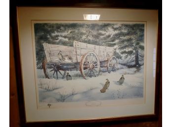Herb Booth Pencil Signed Game Bird Lithograph