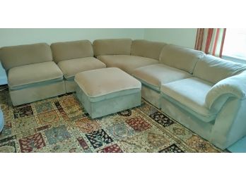 Sectional Sofa & Ottoman