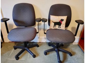 Two Computer Desk Chairs