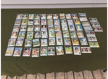 Lot Of (70) 1972 Baseball Trading Cards. Cards. Vida Blue, Johnny Bench, Nolan Ryan, Rod Carew, Tony Oliva