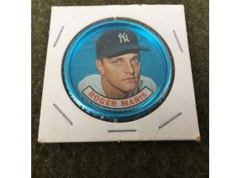 Vintage 1960s Roger Maris New York Yankees Old London Coin.