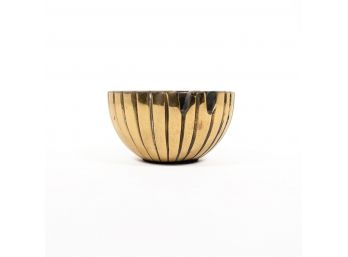 1950s Brass Bowl Ashtray By Ben Seibel For Jenfred-ware