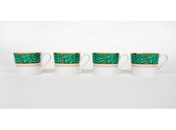 Georges Briard Imperial Malachite Coffee Cups
