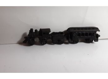 Vintage Cast Iron Toys Locomotive And Tender