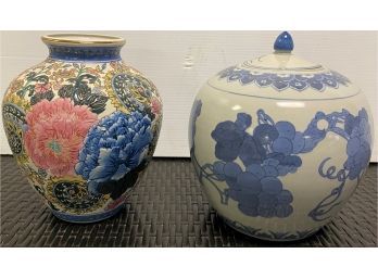 Two Decorative Pieces Of Porcelain